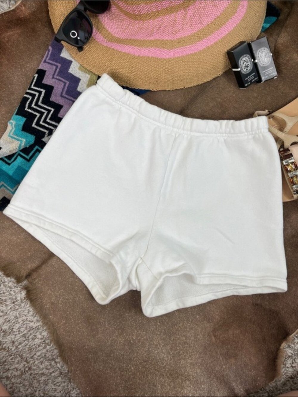 Aritzia TNA Cozy AF Fleece Terry Sweat Shorts